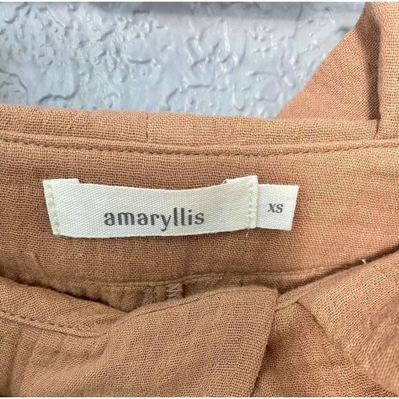 Amaryllis Brown Belted Relax Fit Pants - Picture 5 of 7